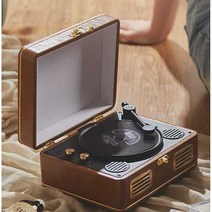 휴대용 cd플레이어 무선 레트로 미니 블루투스, 1966B 패션 화이트
