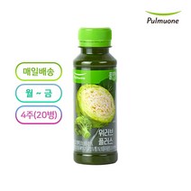 [풀무원녹즙] 매일배송 위러브플러스 130ml (주5회x4주/월~금) 총20병/ 녹즙 양배추즙 양배추 건강주스 건강즙 착즙 풀무원정기배송 브로콜리, 20개