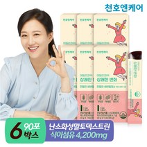 [천호엔케어]식이섬유 젤리스틱 상쾌한 변화 15포/천호식품, 6박스