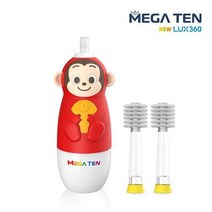 메가텐 유아 어린이 전동칫솔 6단모 코코몽 2in1, 메가텐 코코몽 2in1_소프트