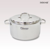 실바트 키친아트 베네치아 통5중 스텐레스 인덕션가능 양수냄비 24cm 스텐냄비 인덕션냄비, 단품없음