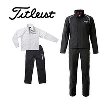 (타이틀리스트 재팬 정품) 타이틀리스트 골프웨어 골프비옷 골프바람막이 상하의세트 사계절용, (상의)레드/(하의)블랙, 3L(110호)