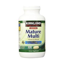 커클랜드 시그니처 시니어 멀티비타민 대용량 400정, 400 Count (Pack of 1)