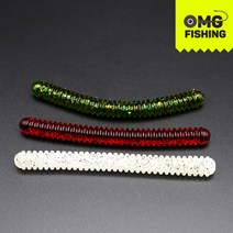 오마이갓피싱 더블링거 4인치 소프트베이트 스트레이트 웜 배스 웜 루어낚시 국내생산, OR-6(플로우팅)