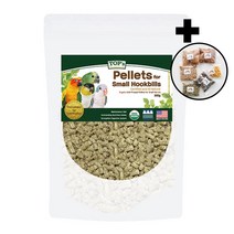 앵무새 펠렛 탑스오가닉 스몰 중대형 펠렛 300g (코뉴어 퀘이커 카이큐 아마존), 1개