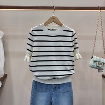 무자크 단가라프릴소매니트MN3WKT11