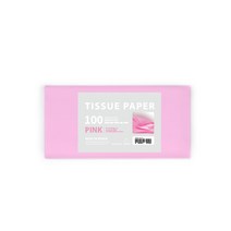 PaperPhant 다용도 Color 색화지 4절 (Tissue Paper), 핑크, 100매