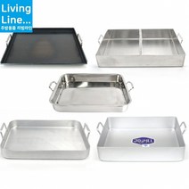 업소용 떡볶이판 떡볶기판 순대볶음 철판 볶음 철판 양은 스텐 사각 볶음판, 5. 무쇠철판-중-사이즈