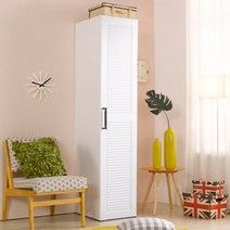 대도갤러리 키높이 올루바 긴문형 틈새장 장롱세트, 화이트