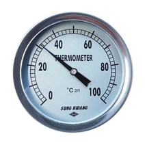 바이메탈 센서가 탑재된 국산 온도계 T형 100파이 50도 100도 150도 350도, 50도 75L