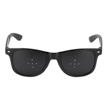 3D 안경 가상현실안경 VR 컴퓨터용 구멍이있는 근시 난시 시력 교정 피로 핀 구멍 남성 여성 시력 개선 자연, 스타일 1