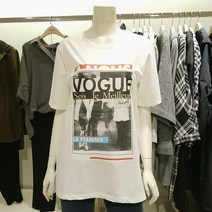 [벨라디터치] VOGUE 티셔츠 (V192TS27WH1)