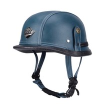 독일군 병정 모모쭌 오토바이 바이크 하이바 헬멧 할리 반모 여름 오픈스페이스 레트로 빈티지 헬멧 유광 무광 xxxl, AO