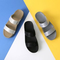 [분홍코끼리]컴즈 탄력 웨지슬리퍼_4cm