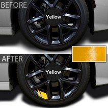 링컨 콘티넨탈 네비게이터 MKZ MKC mkx에 6Pcs 자동차 스티커 반사 휠 허브 데칼, 02 6pcsYellow