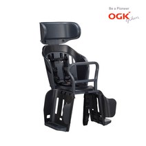 OGK 유아안장 RBC-019DX 챠콜 아이안장 자전거 아기의자 아기안장 자전거 유아시트 보조의자, 단품193700, 1개