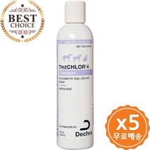 데크라트로피칼 데크라 트리즈칠라 4 애견샴푸 236ml - 펫 고양이 반려견 셀프 목욕, ５개　(개당 26,000원 - 코드385p)