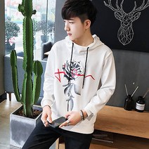 가바바 남성 빅사이즈 후드티 로맨틱한 당신의 로즈 G1760