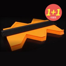 1+1 형상 형틀 모양 윤곽 측정 게이지 모양자 본뜨기, 고급형 형상게이지_6인치+6인치