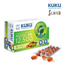 쿠쿠 프리미엄 맥스 뉴질랜드 초록입홍합오일 12500mg 45캡슐, 12500mg 45캡슐 6통