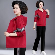 중년 여성 운동복 엄마 일상복 등산복 50대 60대 중년 어머니 가을 옷 투피스 플러스