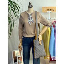 엘스파노 여성 양면니트 가방_LMTK102