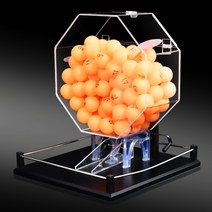경품 추첨기 행사 무작위 번호 게임 랜덤 뽑기 기계, 색상 번호가 있는 빨간색 큰 사이즈(100공)