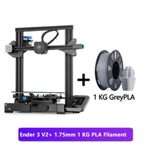 3D 프린터 Creality Ender-3 V2 / Neo FDM 3D 프린터 스마트 필라멘트 센서 자체 조립 키트 CR 터치 자동, 04 V2 add Grey PLA