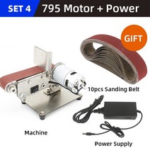 무선샌딩기 전동 핸드 충전 샌드페이퍼 샌딩기 미니 전기 벨트 기계 diy 샌더 폴리셔, 협력사, 795 모터 전력