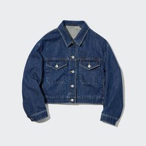 유니클로 데님 크롭자켓 450531 E450531-000