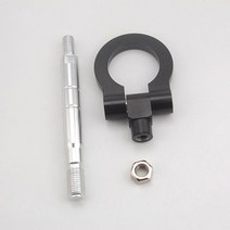 견인 고리 로프 줄 드레스업 와이어 스바루 BRZ STI 레거시 카 레이싱 견인 후크 링 바 트레일러 접이식, 한개옵션0