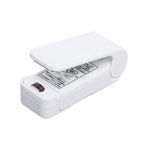 실링기 Portable Bag Heat Sealer Plastic Package Storage Clip Mini Sealing Machine Handy Sticker Seal fo, [01] 1 Pcs, 1개