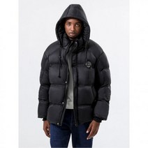 남성 알파벳 패치 스트링 후디 패딩 301475