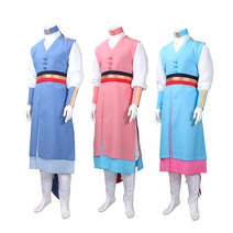 새화국악기 난타 의상 난타복 - 고급이중쾌자 (가젤)+띠금장삼색띠