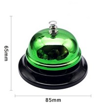 스마트 보안 초인종 호출벨 알림벨 85mm 주방 호텔 데스크 카운터 리셉션 크리스마스 벨 레스토랑 바 링거 콜 벨 서비스 링 홈 레스토랑 식사 벨 12, 초록