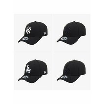 [국내 매장판] NEWERA 뉴에라 MLB 베이직 화이트 온 블랙 볼캡 4종 12836257 12836258 12836271 12836272 286029