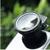 스마트폰 셀카렌즈 광각 와이드렌즈, 블랙, IB-F8001