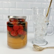 수제 토마토 바질 청 500g 에이드 홈카페 두통에좋은차, 토마토 바질청 500g