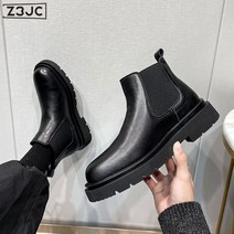Z3JC 남성 워커 겨울 기모 하이탑 블랙 남성부츠