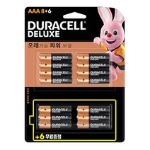 듀라셀 디럭스 건전지 AAA 8+6 14개입