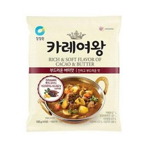 청정원 간편식 청정원 카레여왕 부드러운 버터맛 108g 집밥 도시락 식자재 캠핑 별미, 6개