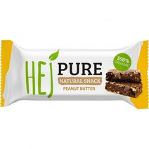독일 HEJ Natural Protein-Riegel Pure Bar Peanut Butter 네츄럴 퓨어 프로틴 바 피넛 버터 40g 5팩