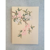 봄상회 민화 그리기 키트 신사임당의 화훼도, 판넬 액자 + 동양화 붓 3종세트