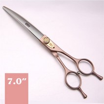 강아지귀털제거 강아지숱가위 애견가위세트 Fenice Professional 7 인치 7.5 8 로즈 골드 애완 동물 강아지, 한개옵션1, 01 7 inch