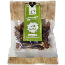 수제간식 네츄럴EX 애견간식모음 자연건조 애견간식, 1팩, 오리도가니_Large