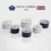 로얄버렐타이티 도자기 원형 밀폐용기세트+뚜껑, 8pcs