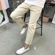 용된다 남자 겨울 코듀로이 테이퍼드핏 골덴바지