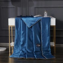 순수 에뮬레이션 실크 새틴 누비 이불 침대 이불 솔리드 컬러 부드러운 새틴 얇은 이불 싱글 더블 담요 빨 이불 퀸