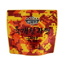 일빵빵 육개장라면 국밥 120g 비상식량 전투식량, 1개