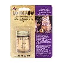 공예몰 Plaid Liquid Leaf One-Step Leafing Paint 1. Classic Gold 메탈릭 골드 아크릴 물감